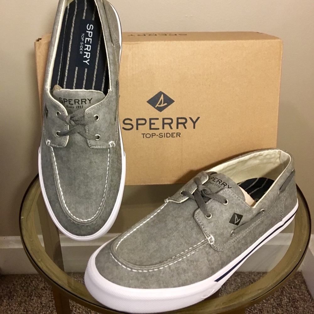 Sperry Bahama 2 Gray Canvass Sneakers